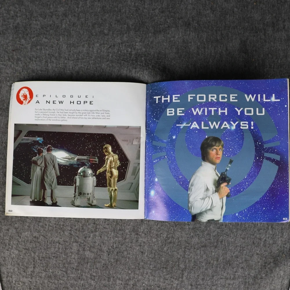 Vintage Complete Star Wars Trilogy Scrapbook Mark Cotta Vaz PB 1997 USA Sci-Fi